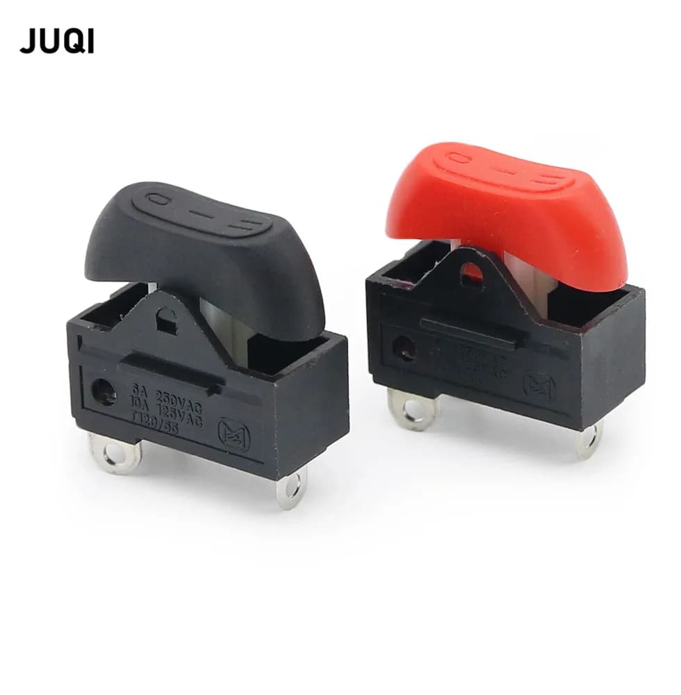 1 PZ KCD15-103/T Hair dryer switch 3 pin Barbell switch 3 positions ON-OFF-ON boat-shaped switch