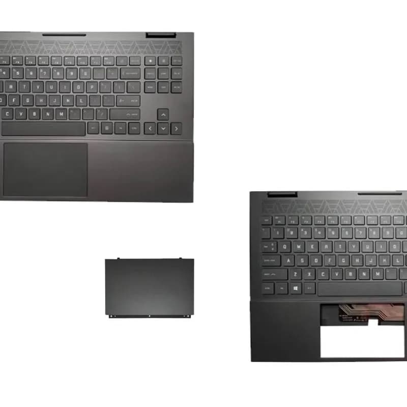Nuovo per OMEN 15-EK 15-EN TPN-Q236 Q238 Q208 Palmrest con tastiera US retroilluminata RGB e touchpad M00667-001