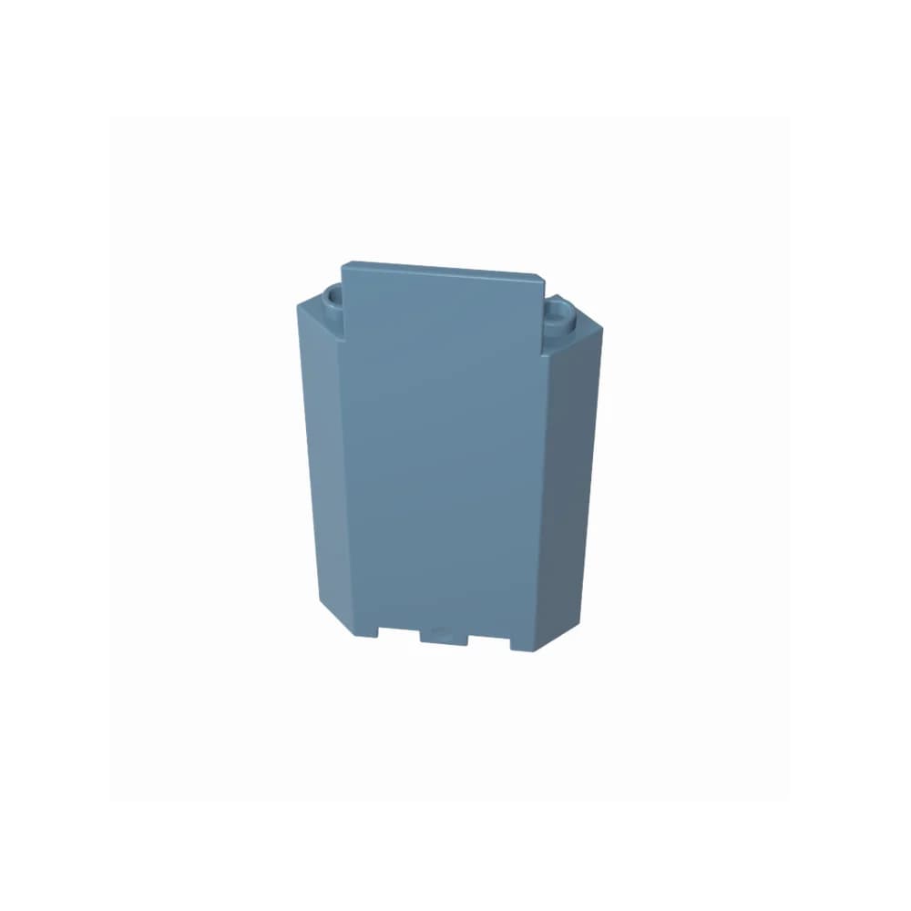 Gobricks GDS-M194 Educational Building Block Panel 3 x 3 x 6 Corner Wall without Bottom Indentations compatible with lego 87421