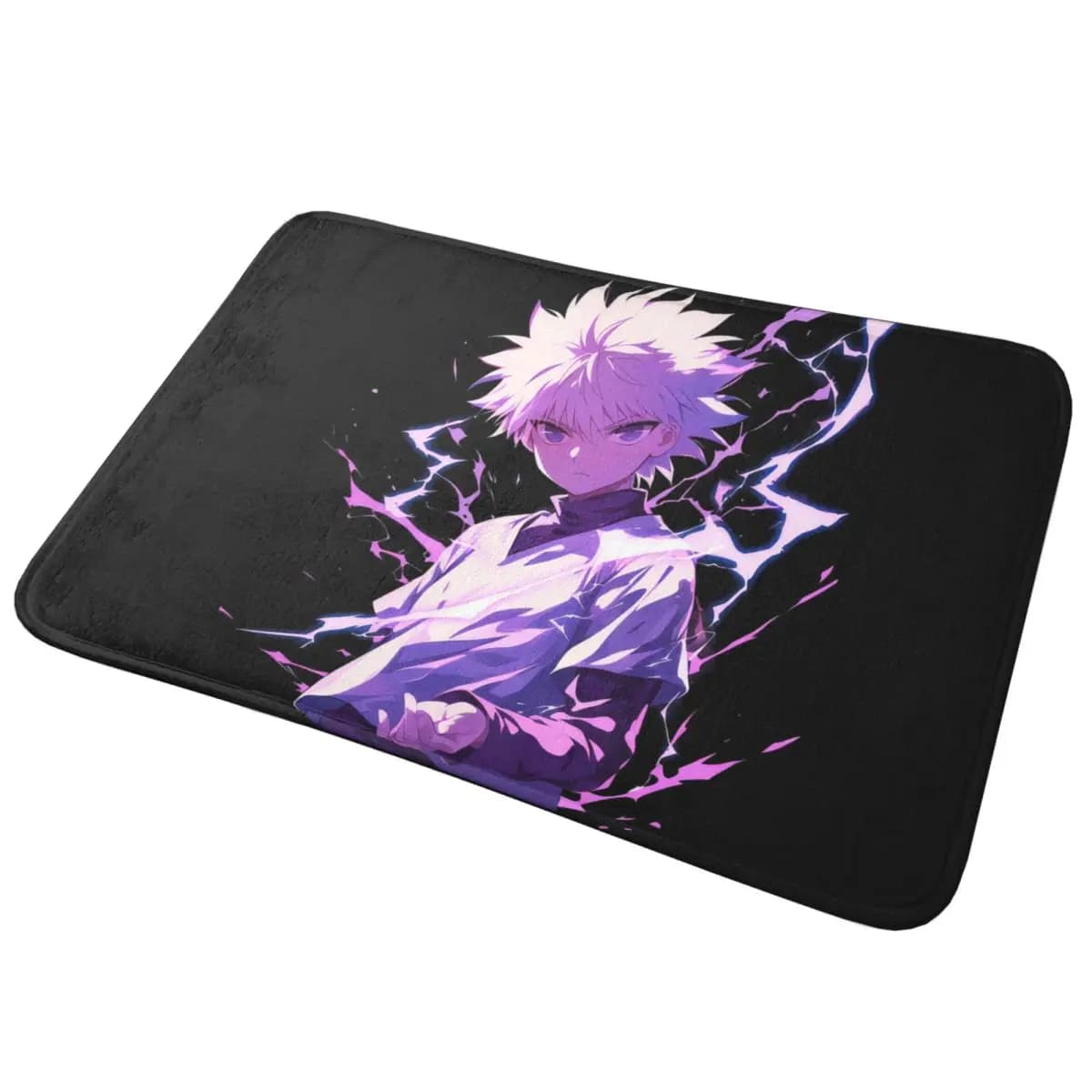 Killua Zoldyc Hunter X Hunter Anime Zerbino antiscivolo Tappetino Tappeto per ingresso cucina Tappetini per bagno di casa