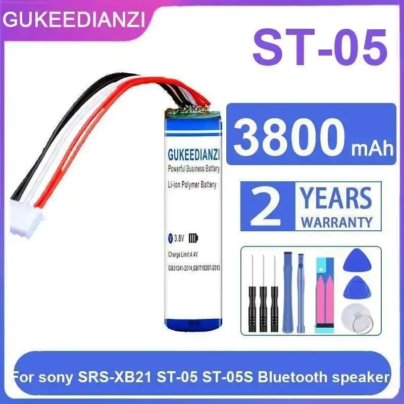 Batteria per altoparlante 3800Mah di ricambio premium per Sony Srs-XB21 ST-05 ST-05S Bluetooth