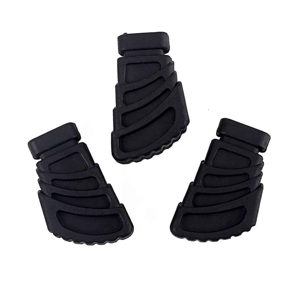 3 pezzi piedini in gomma per tamburo supporto per piatti per batteria staffa per rack parti per percussioni hardware per batteria supporti per piatti set di parti per strumenti musicali