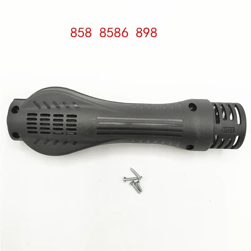 858A 8586 868 898D Hot Air Gun Handle Housing 858D Black Plastic Handle Housing