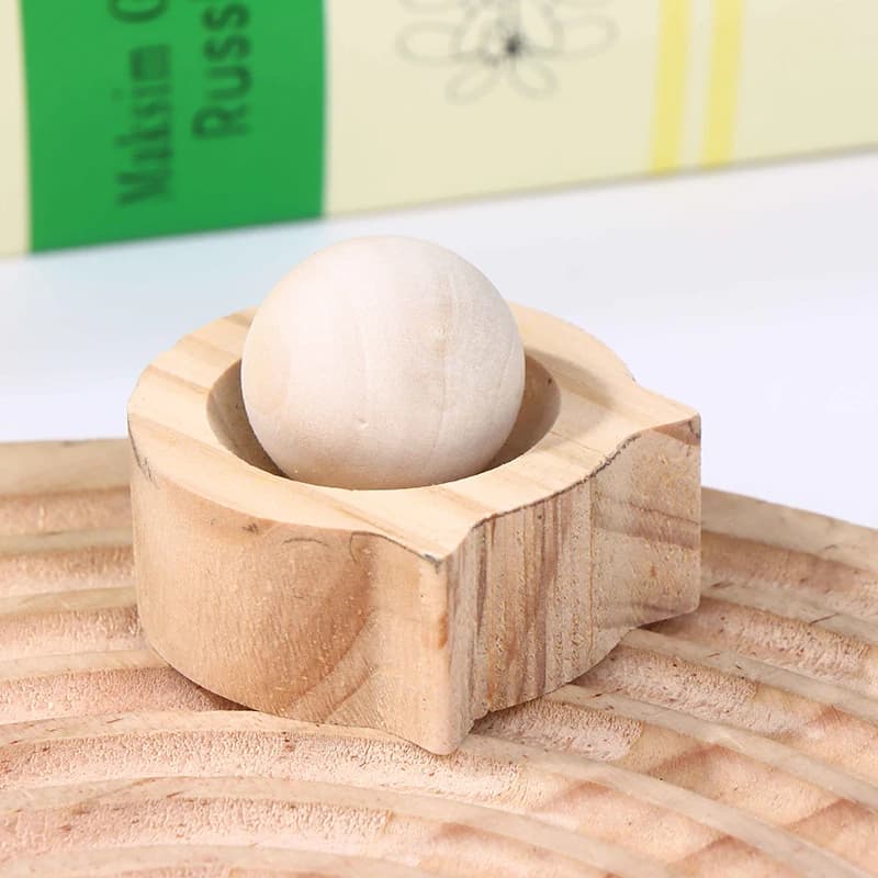 Diffusore di oli essenziali in legno massello Deodorante per ambienti Sfera rotonda Aroma Diffusore di aromaterapia Ornamenti in legno Decorazione dell'home office