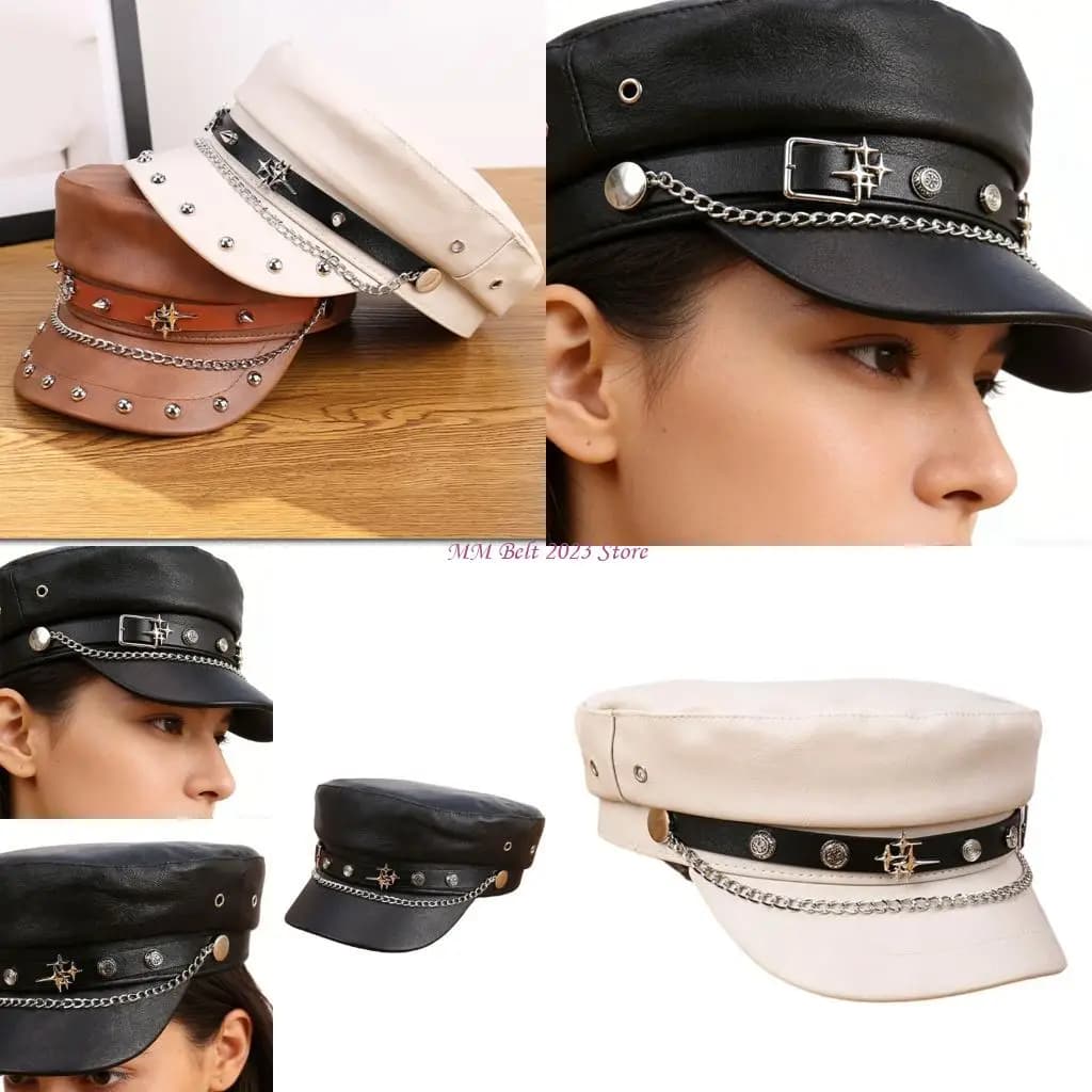 49ME Fashion Forward Hat Morbida fibbia per cintura in pelle PU per trend setter in vari eventi