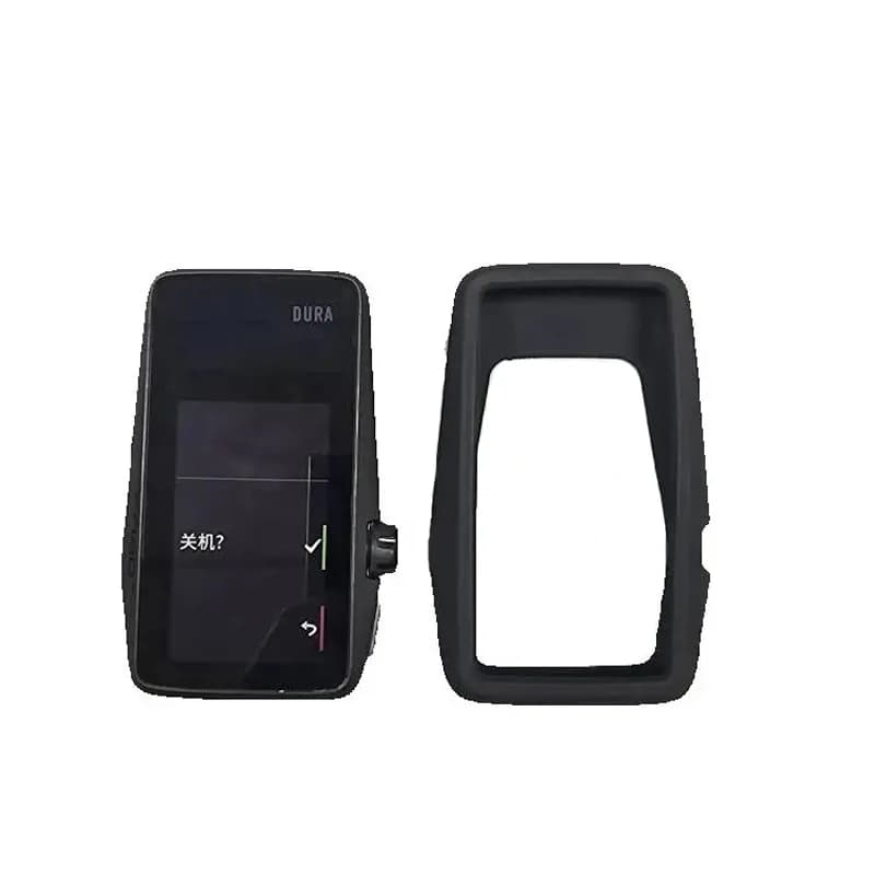 Custodia protettiva in silicone con bordo morbido, pellicola protettiva per schermo, per Coros Dura, accessori per la pelle GPS per computer da bicicletta