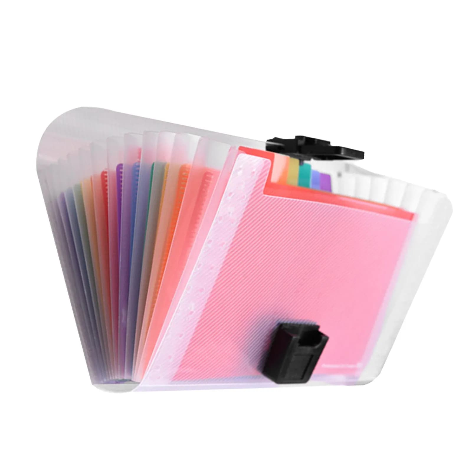 Organizzatore per Documenti a 13 Tasche, Cartella Porta Documenti a Fisarmonica per Archiviazione da Scrivania