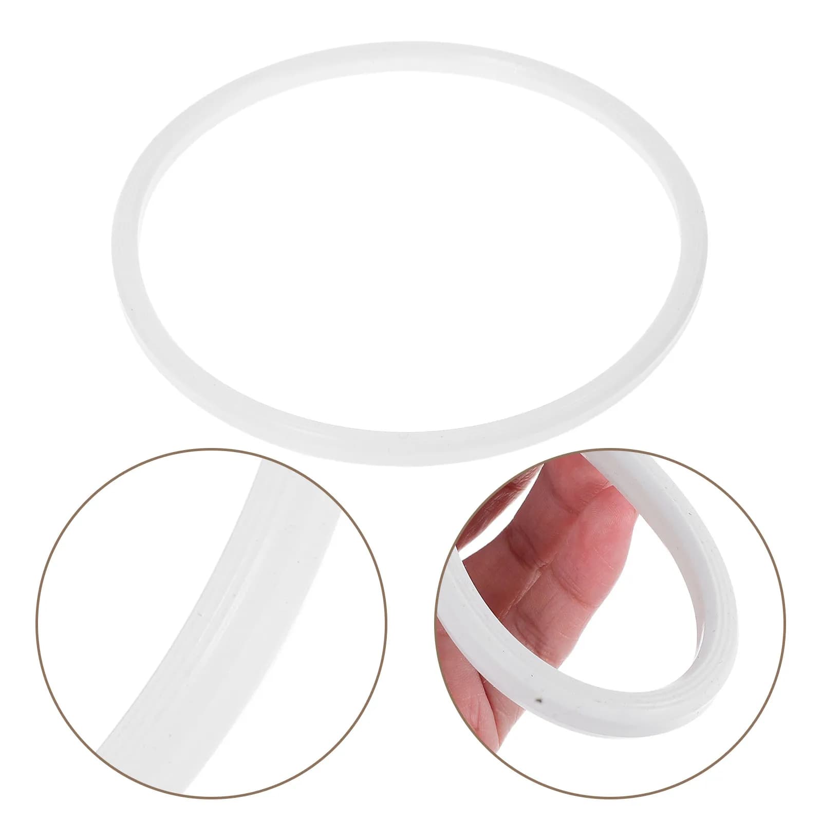 Anello di tenuta in silicone di ricambio per coperchio di contenitori per il pranzo, barattoli Bento, contenitori per alimenti, ermetico, a tenuta stagna, lavabile, riutilizzabile, estensibile