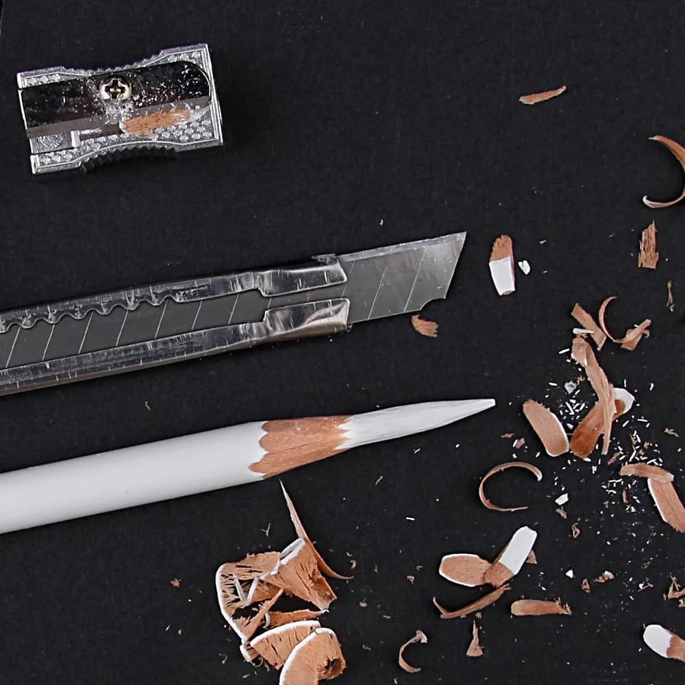 3Pcs Soft/Medium/Hard Charcoal Pencils Set Drawing Pencil Art Supplies Charcoal Pen Sketch Pencil Professional White/Black