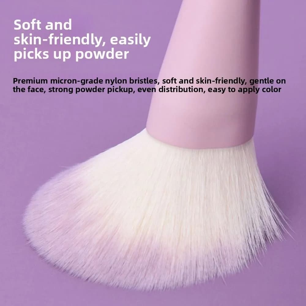10 pcs set of super soft makeup brush fashionable synthetic hair brush for umbrella easy to clean brush for concealer tool for mixing foundation