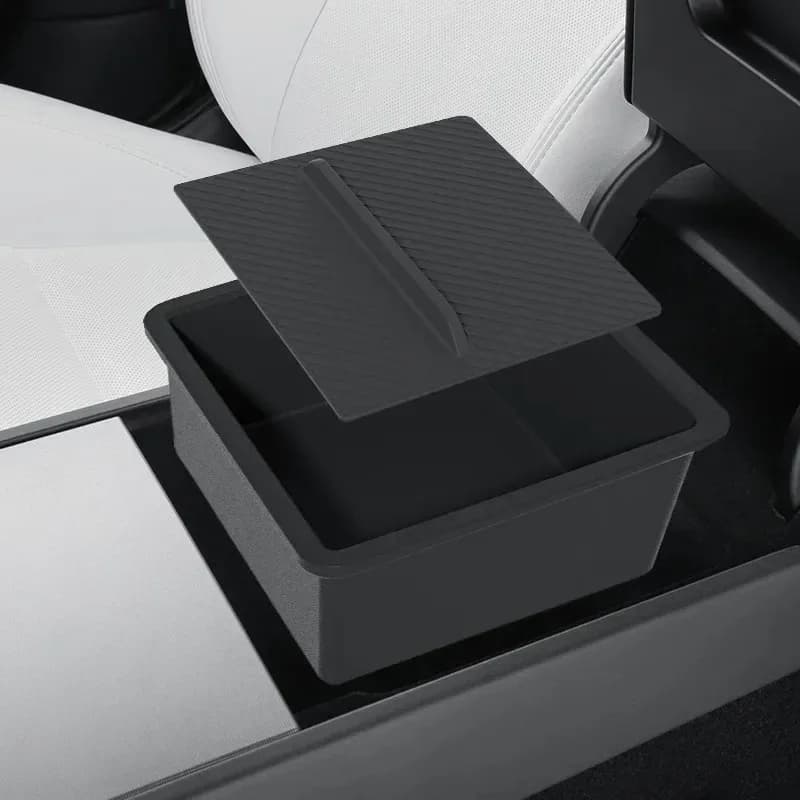 Storage box for Tesla Model Y Juniper/Launch 2025, central console organizer, armor storage compartment, interior car accessories