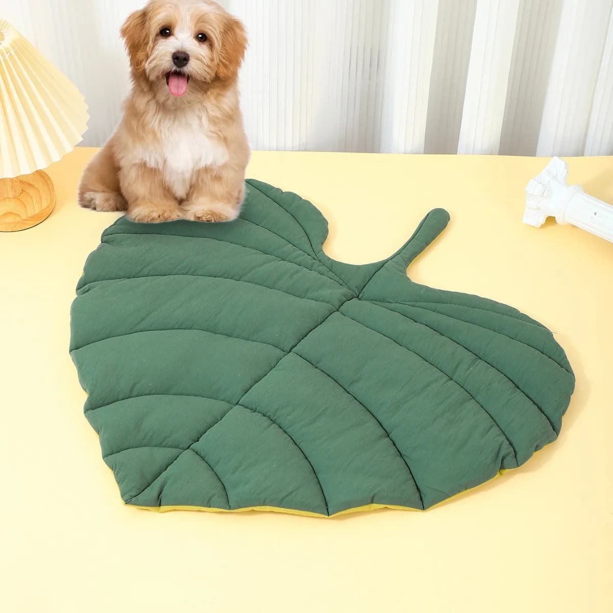 Cucce per cani di taglia media, materassini a righe in silicone anti-sfregamento, per cani di grossa taglia, estivi, spessi, rialzati, con motivo Kawaii, materasso imbottito