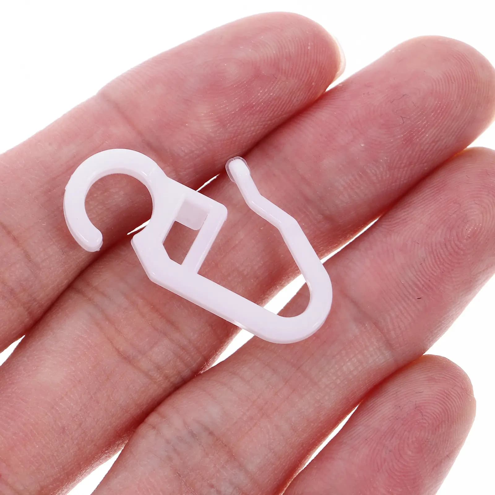 24 Pezzi Ganci per Tenda Doccia in PVC Resistente, Decorativi e Funzionali, Stile Moderno, Superficie Liscia e Lucida, Ganci di Ricambio per Tende da Bagno