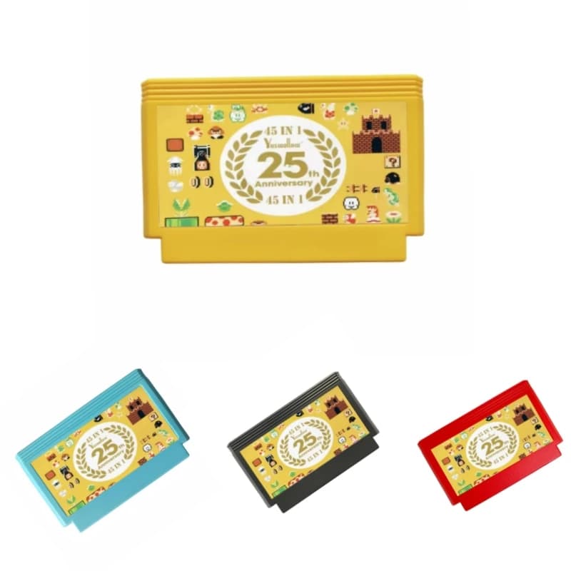 Cartuccia di gioco per salvare batteria SMB Remix 45 in 1 per console FC a 8 bit Scheda per videogiochi da 60 pin