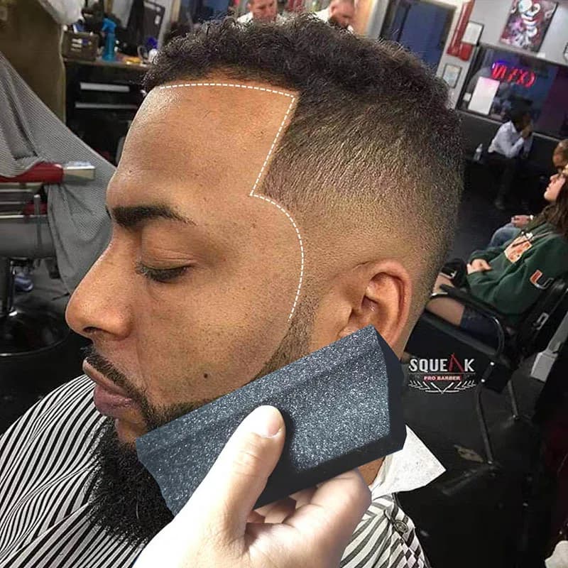 Detergente professionale per spolverino per parrucchiere - Spugna per capelli Spolverino per collo Barba Trimmer per spazzola per la pulizia dei capelli del barbiere del salone