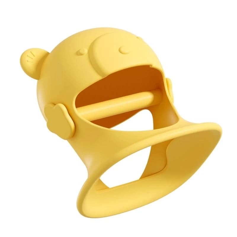 Massaggiagengive per allattamento con ciuccio per orso cartoon in silicone per dentizione per bambini 0-3-12M 15UB