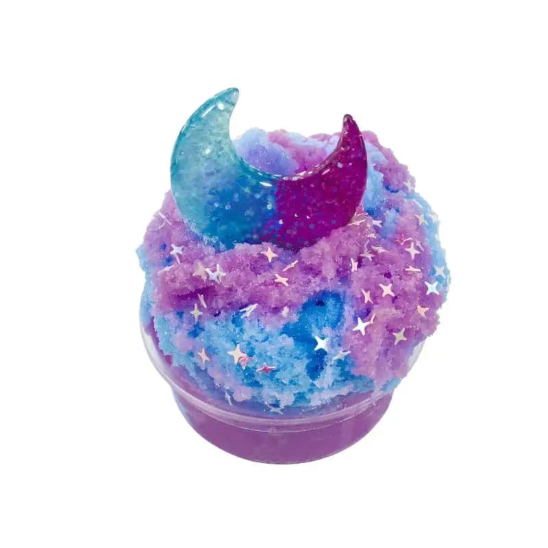 1Set Kit di melma Burro di cotone Fango Stucco soffice Non sedimenti Giocattolo di argilla colorata 60ml Luna Fiocco di neve Fango Fai da te Decomprimere Gioco Giocattoli