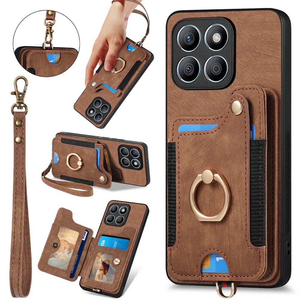 Magic7 Pro 5G Magnete Custodia posteriore per Huawei Honor Magic 7 Lite RFID blocco Portafoglio in pelle Fonda Honor Magic6 Lite 7 Pro Cover