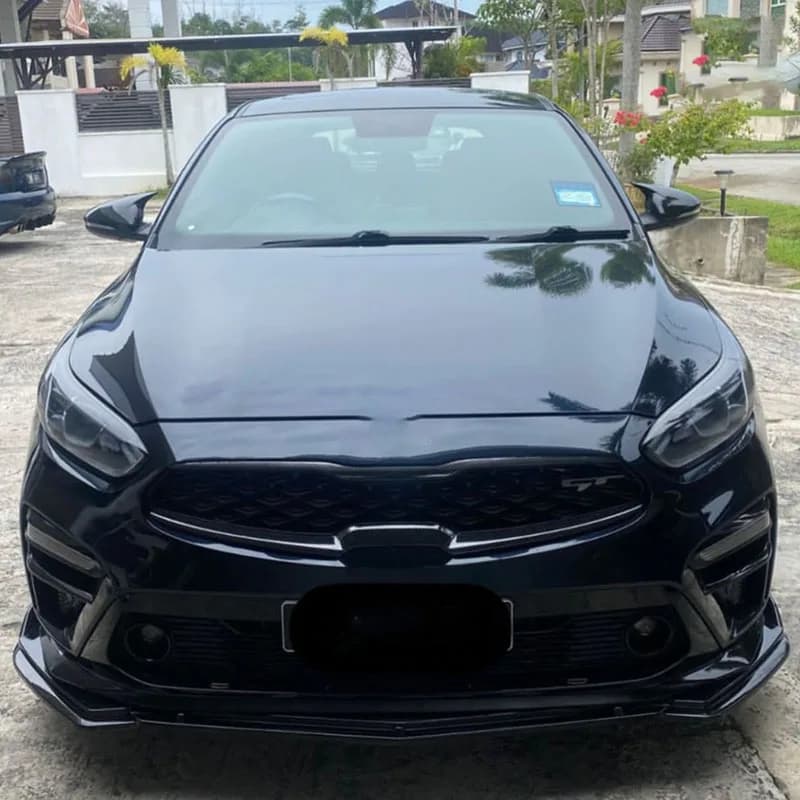 For the period 2009-2025 Kia Cerato Forte5 Hatchback ABS Front bumper Lip Splitter Spoiler Accessories Body Kit
