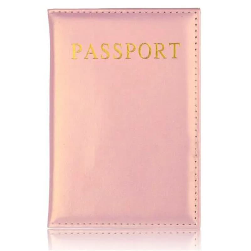 Simpatica copertina per passaporto per donne in tutto il mondo copre sui passaporti Femme Traval porta passaporto in pelle Pu custodia rosa