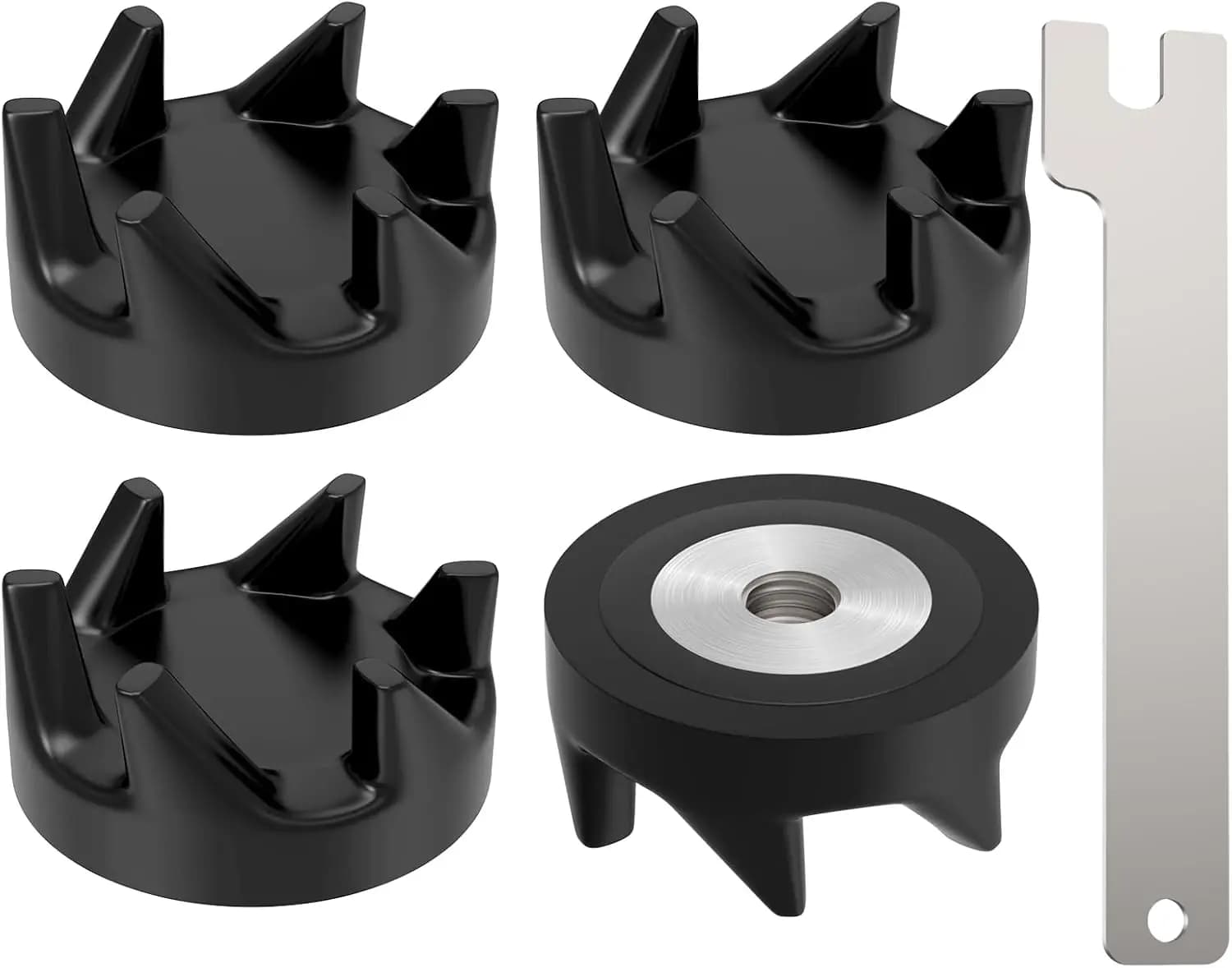 4-piece blender coupling with key Kit coupling unit blender Compatible spare parts with Kitchen Aid KSB5WH KSB5 KSB3