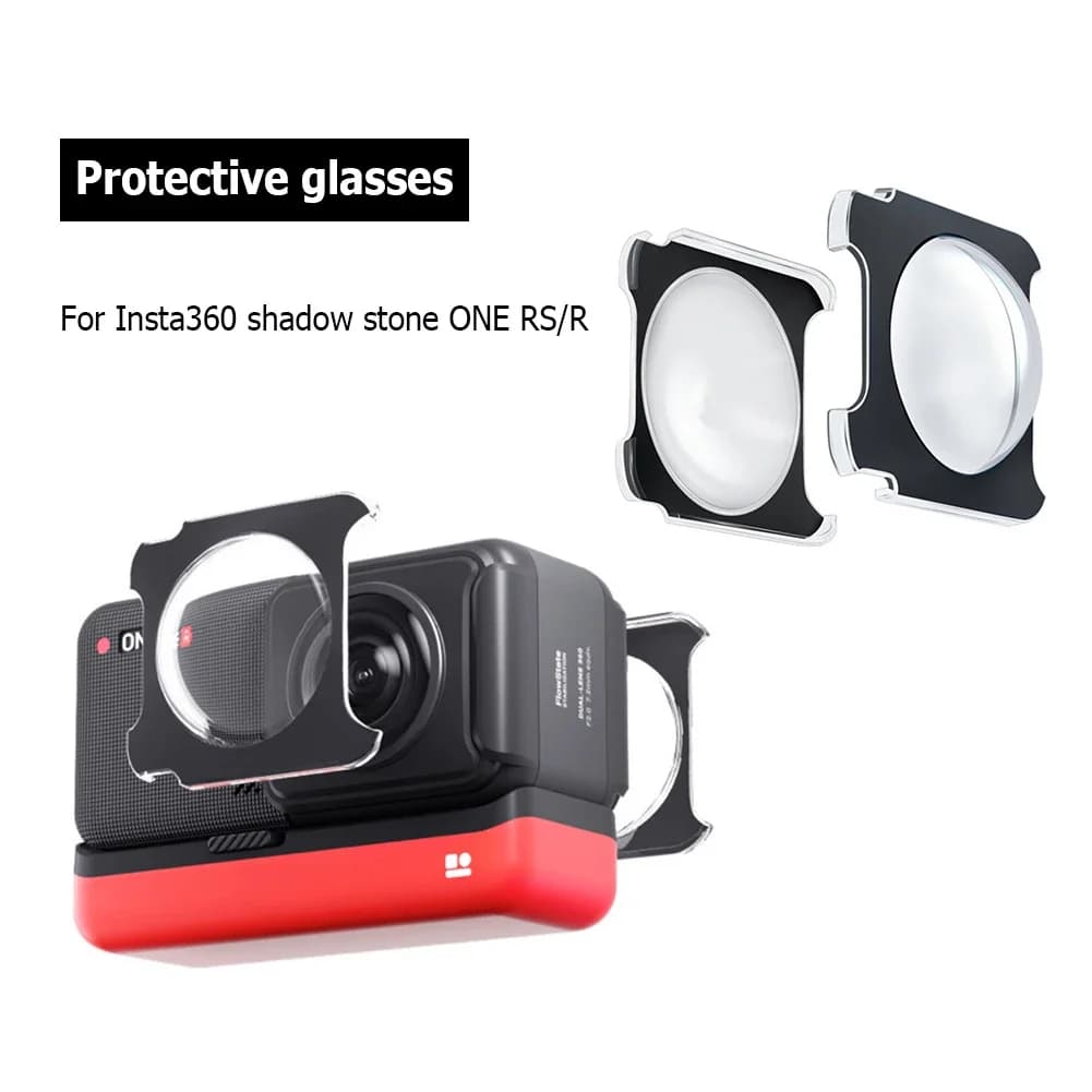 Protezioni panoramiche dell'obiettivo della fotocamera per Insta360 Shadow Stone ONE RS/R Cover protettiva per Insta 360 ONE RS/R accessori per Action cam