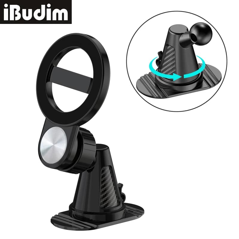 Supporto per Telefono da Auto per MagSafe con Magnete Forte a 360 Gradi ° Supporto Telefono Auto Regolabile Accessori Auto Porta Cellulare per iPhone 17 16 Samsung