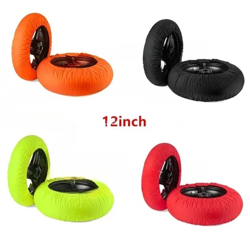 12inch Tire Warmer Pitbike Racing Tyre Heating Blanket Cover For CRF150 Front Rear Wheel Protection Nondigital