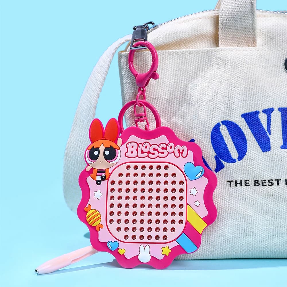 PPG Bubbles Magnetic Bead Drawing Tablet Reusable Portable Puzzle Board with Stylus Clip for Backpack Handbag Travel and Gifts