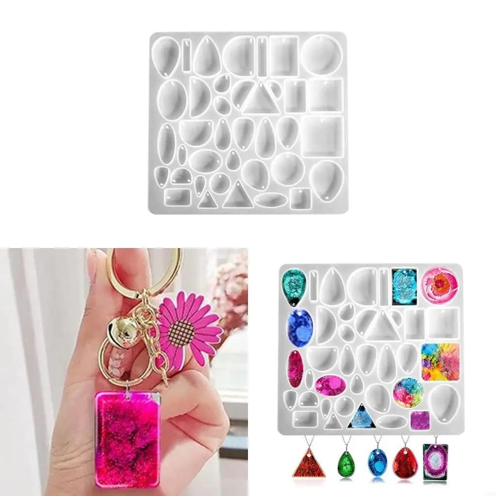 195C Silicone Mold for Resin Epoxy Jewelry Making,DIY Earrings Mold