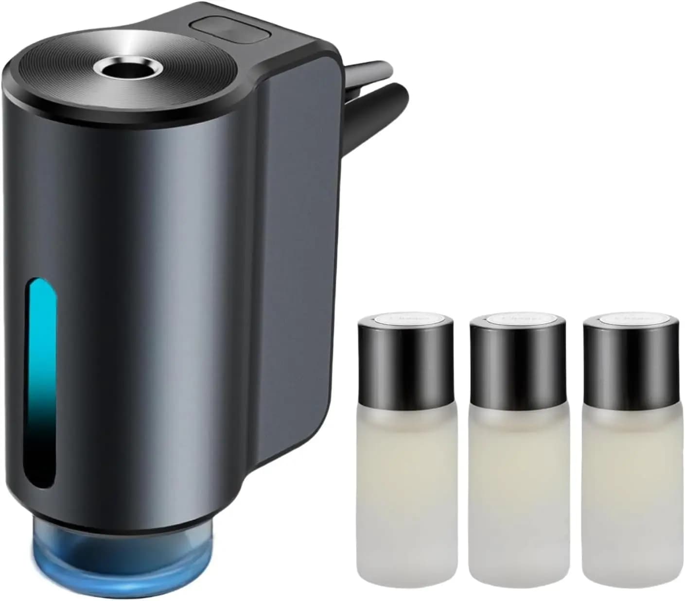 Diffusore di Profumo per Auto, Deodorante Intelligente per Auto con 3 Oli Essenziali, Profumatori per Auto a Lunga Durata