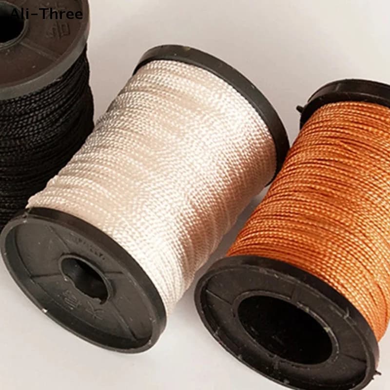 1 Pezzo Filo di Nylon 50M per Pneumatici, Scarpe, Reti da Pesca, Filo Super Resistente, Corda Intrecciata in Nylon, Fili per Reti Tessute