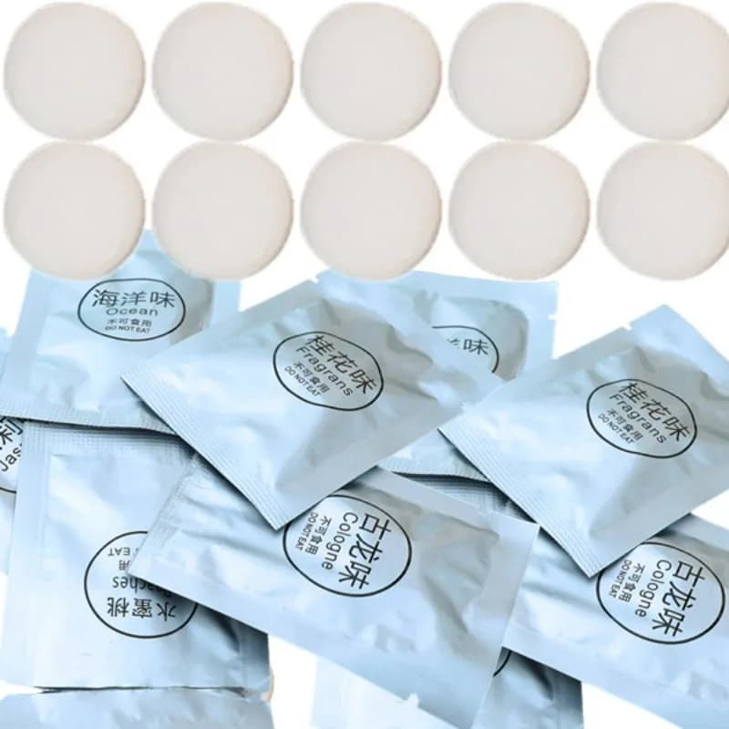 Solid Deodorant Pads for Auto Deodorant, Perfumed Refill for Clip Diffuser for Air Mouthlets, Duration Fragrance to Ocean Perfume