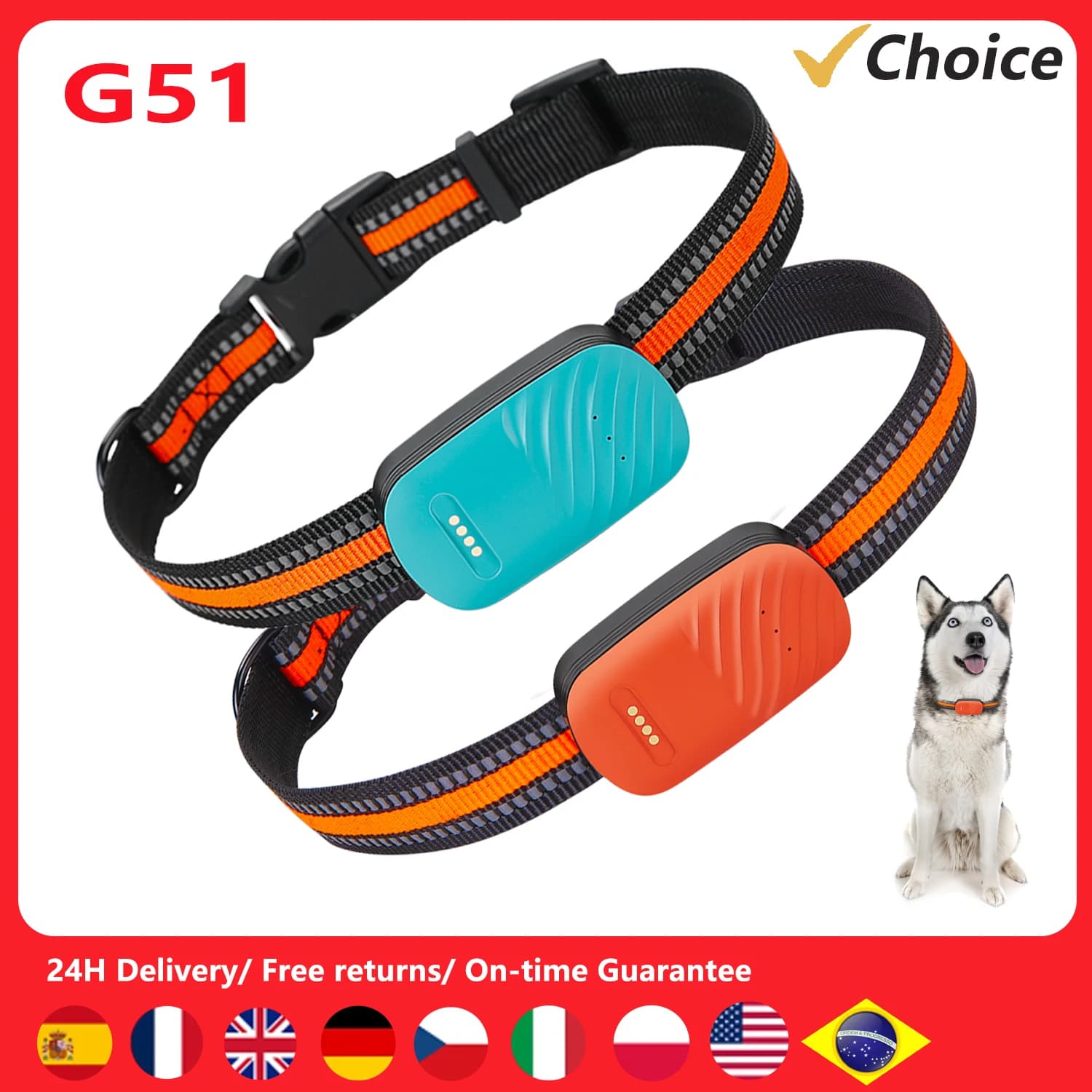 Pet Tracker GPS recinzione elettronica collare per cani e gatti prevenzione della perdita di 90 giorni protezione per la conservazione della traiettoria collare durevole P67 sicurezza per animali domestici