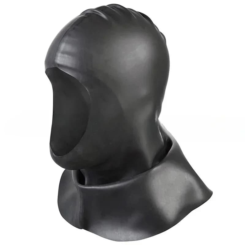 Dry change hood - Latex elastic cover for underwater work and cold protection - Essential accessory for dry suit