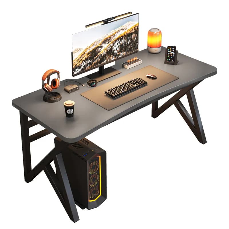 ! Set Scrivania e Sedia in Legno MDF Moderno e Semplice, Estensibile, per Casa, Ufficio, Camera da Letto, Studio, Scuola, Hotel