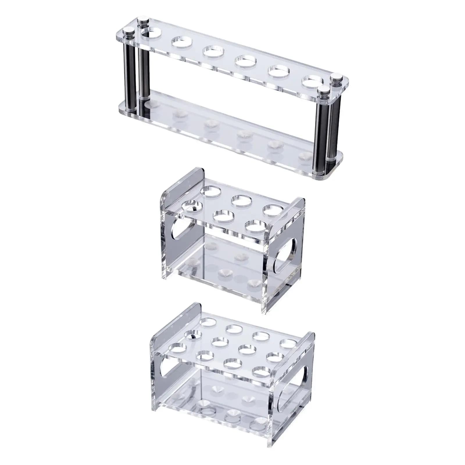 Supporto per shaker per cocktail, organizer per provette, da tavolo, stabile, per bar, kit per baristi, portaoggetti multiuso per cucina di nozze