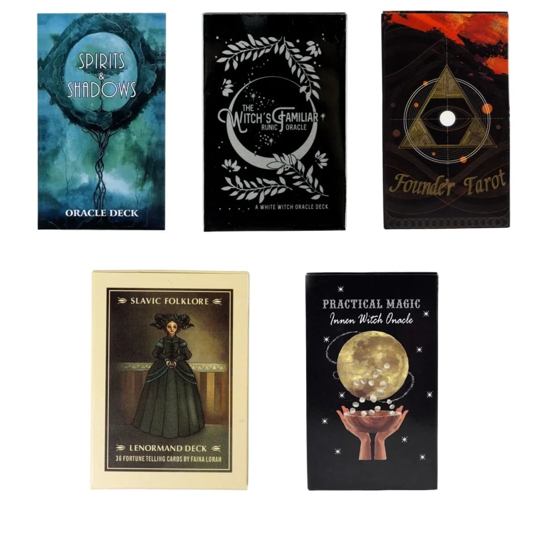 Mysterious Vintage Oracle Card Set, Beginner-Friendly, Party Tabletop Game, Ideal Gift & Relationship-Building Game