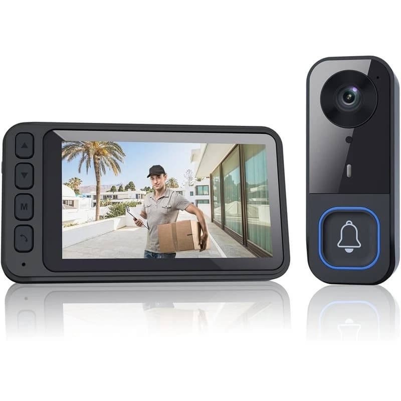 T19C Smart Video Doorbell, 720P Display, Motion Detection
