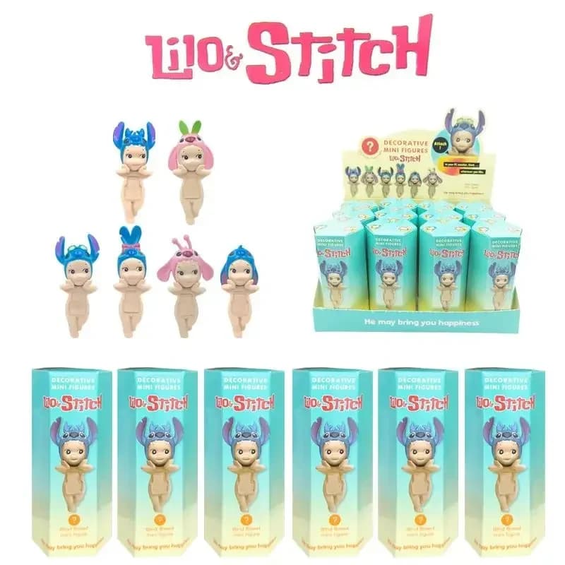 S Angel Stitch Series Blind Box Character Kawaii Cartoon Surprise Box Toy Kids Gifts Stitch Blind Box Christmas Gifts