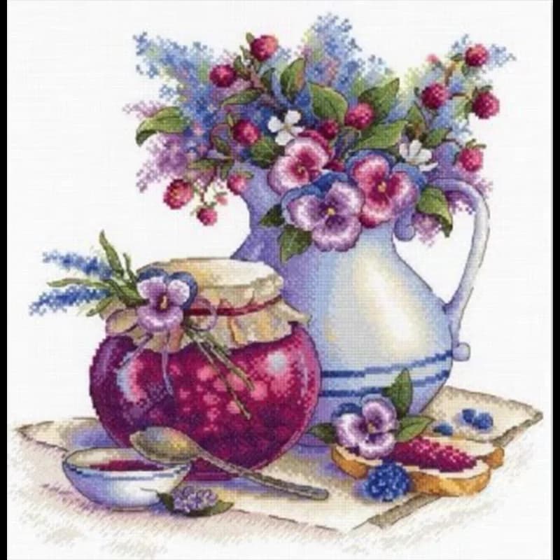 7400 Cross Stitch Sets Cross Stitch Paintings 14ct 18ct Stich Cross Stitch Kit Embroidery Needle Arts & Craft Complete Kit Hobby