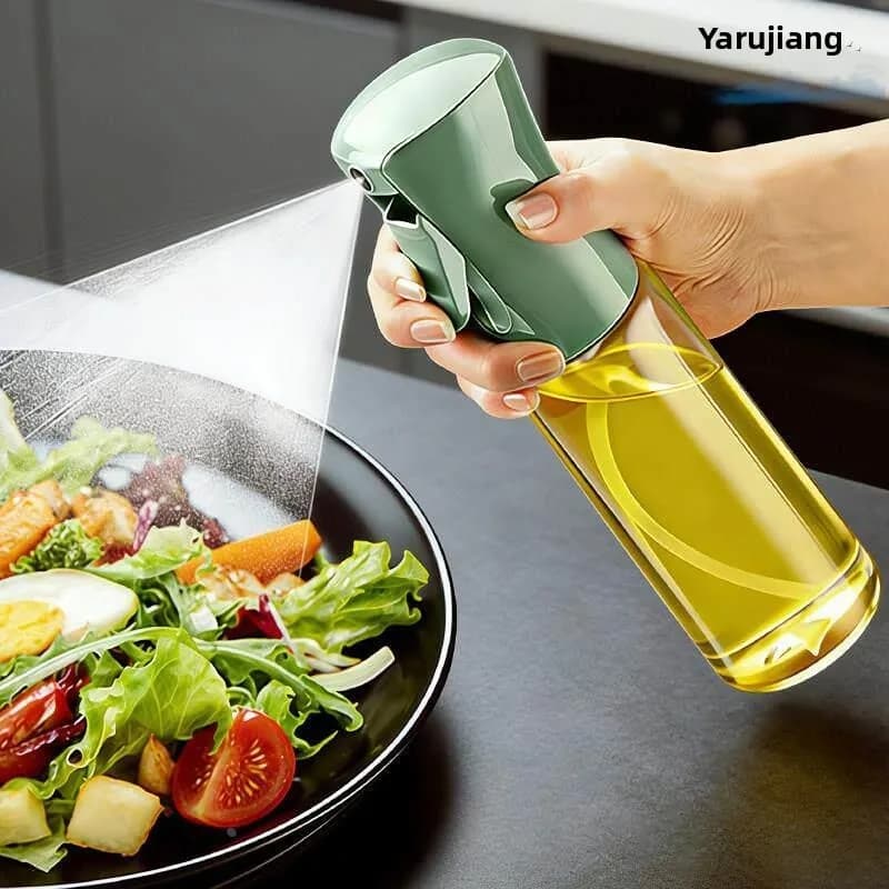 Kitchen Olive Oil Sprayer Food Grade Fogging Spray Bottle Air Fryer Cooking Utensil Glass Oil Dispenser Home Storage Container