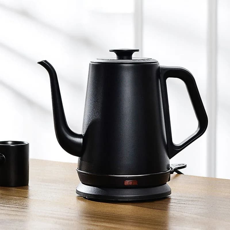 Electric kettle 220V for Home Use, 1.0L Oca Teapot, Water Kettle, Manual Preparation Coffee Maker, Tea Machine with Stainless Steel Interior Coating 304