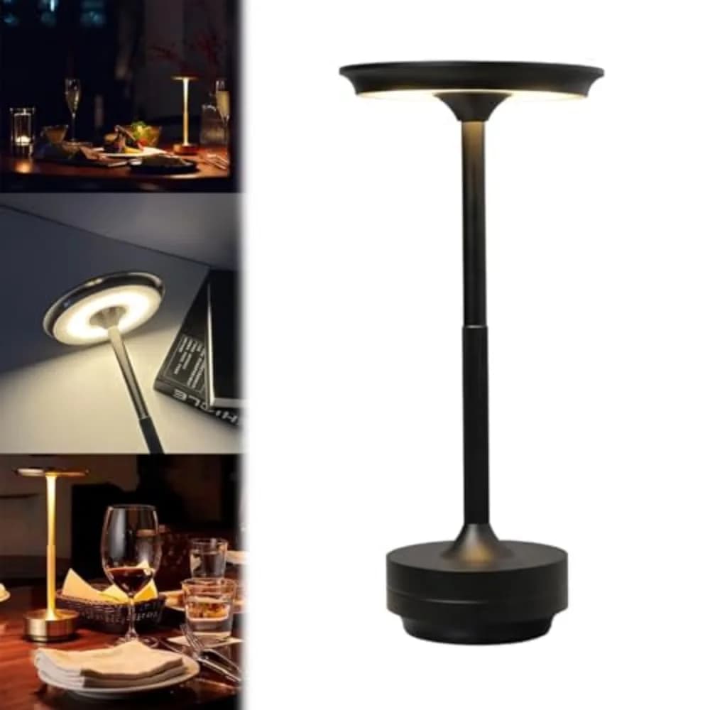 Lampada da tavolo creativa in nuovo stile cinese Lampada da comodino da scrivania USB metallica Luce d'atmosfera Protezione per gli occhi Lampada da tavolo a LED da campeggio
