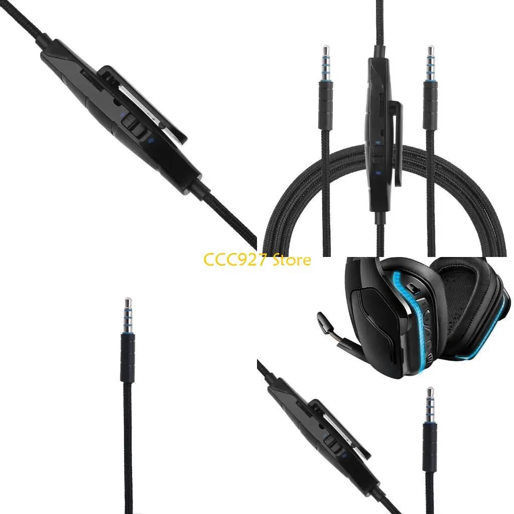 3.5 mm B03F earphone cable with G633 G933 G933 game headphone control