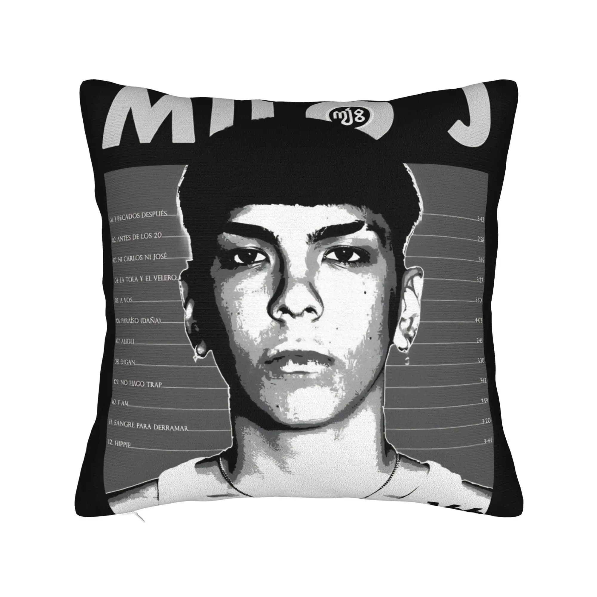 Rapper Milo J Pillowcase Soft Polyester Cushion Cover Decorative Pillow Case Cover Car Dropshipping 18''