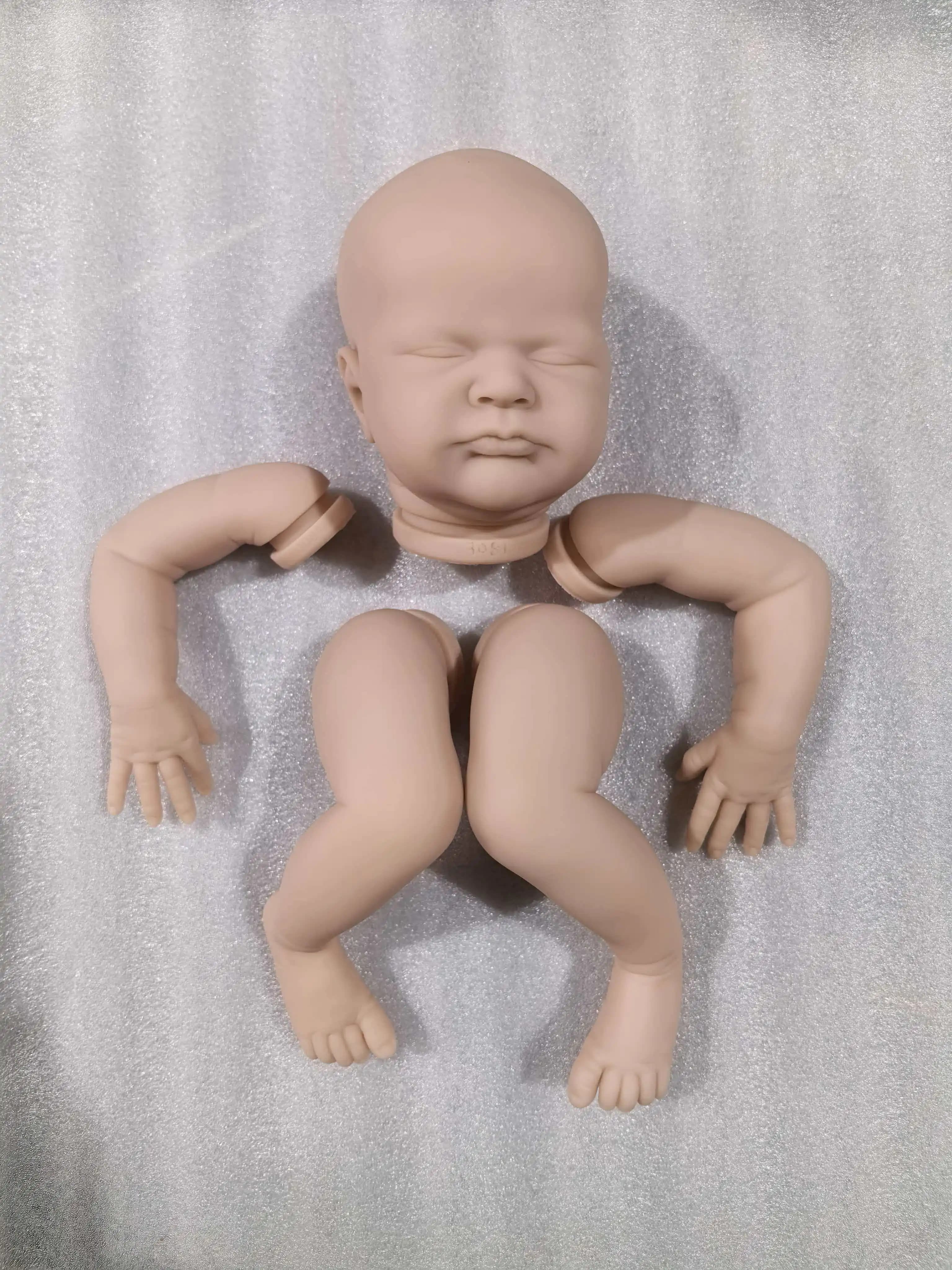 Kit Bambola Reborn NPK da 19 Pollici Edizione Limitata Max - Realistica al Tatto Morbido con Colorazione Francese e Corpo in Stoffa per Collezionisti