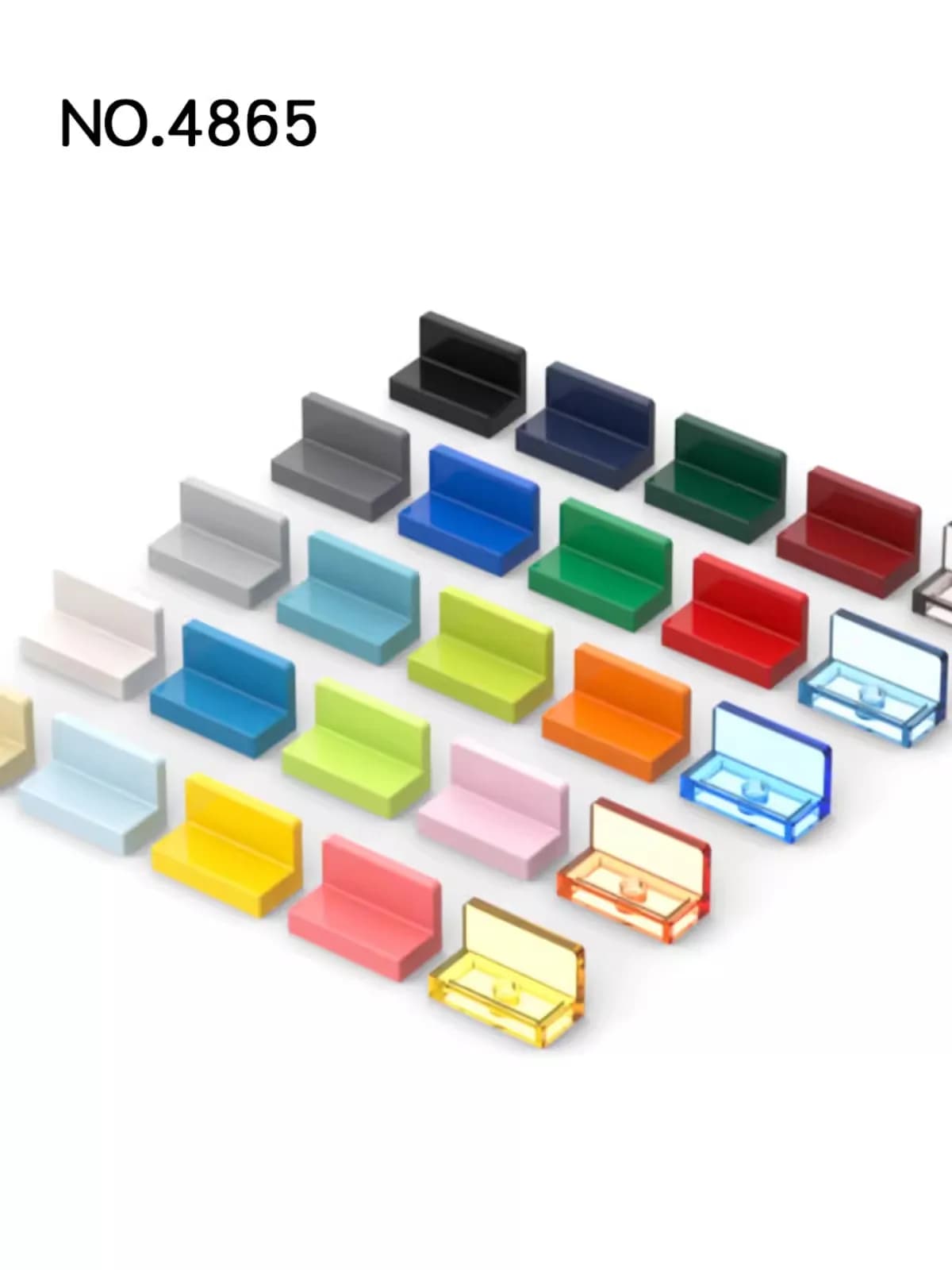 20 pz MOC Parti 4865 30010 Pannello 1x2x1 Mattoni Compatibili FAI DA TE Assemblare Building Blocks Particelle Kid Puzzle Cervello Giocattolo Regalo