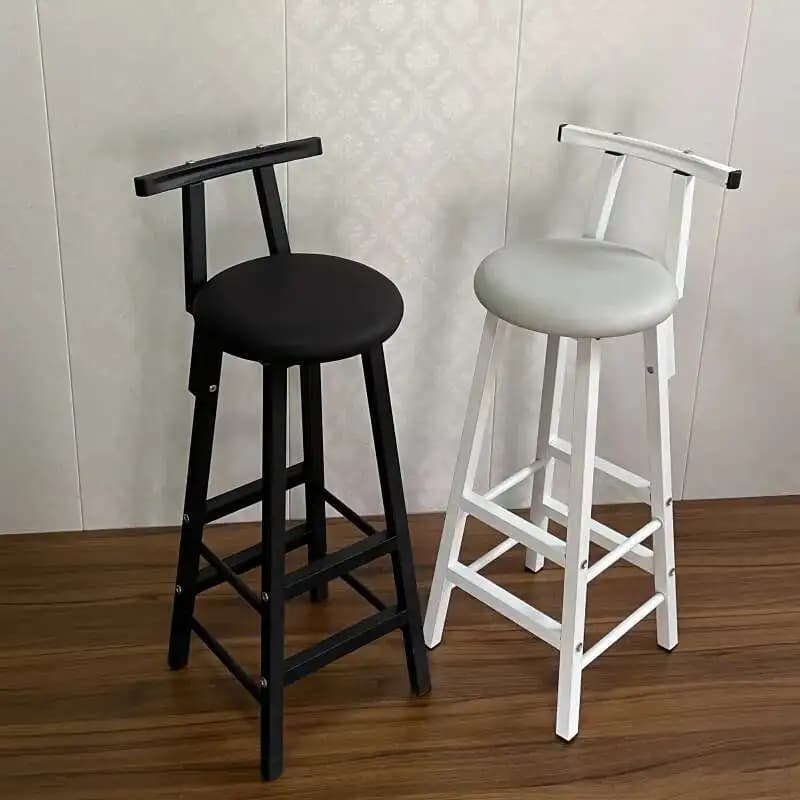 Sedia da bar naturale da barbiere Bagno in stile giapponese Sedia reclinabile da riposo vintage moderna europea Mobili da gioco Stoelen di lusso