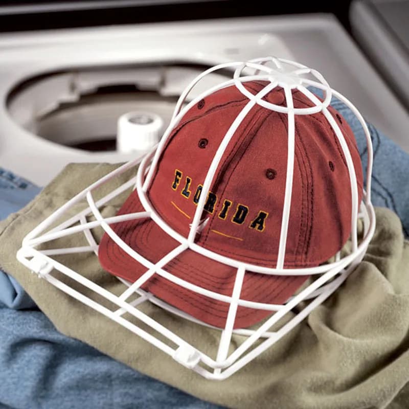 Protection for cleaning frame ball cap for washing cage ball cap from Baseball hat washer loom linen bag for washing cap supplies for laundry